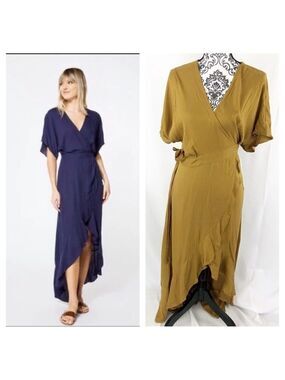 Young Fabulous & Broke Lilly Ruffle Wrap Maxi